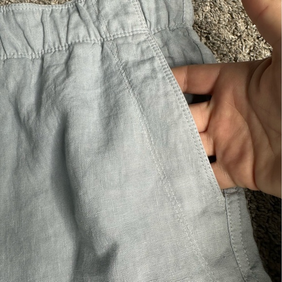 Zadig & Voltaire Pixels Linen Regular Fit Drawstring Pants 36 XS Blue luxury - Picture 15 of 16